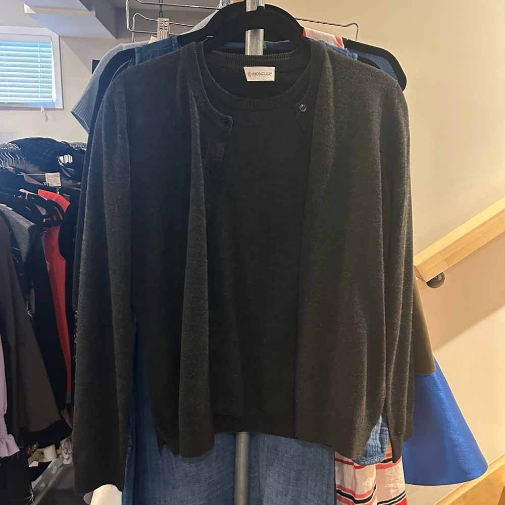 Moncler medium wool blend cardigan